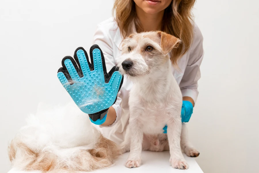 Pet Hair Removal and Massage Glove