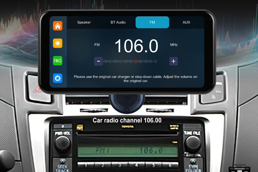 In-Dash Car Stereo with Apple CarPlay